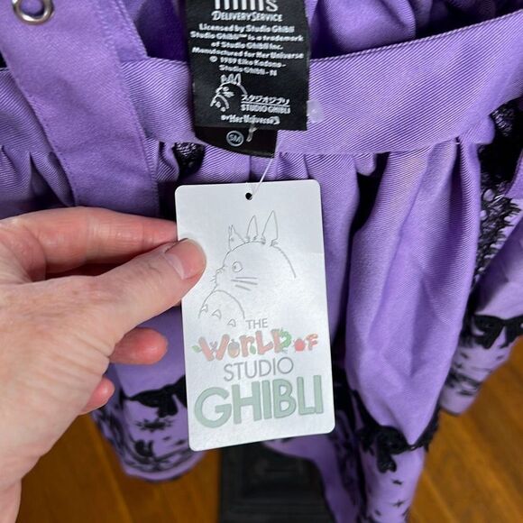 Her Universe Studio Ghibli Kiki's Delivery Service Purple Suspender Skirt Size S - Picture 6 of 8